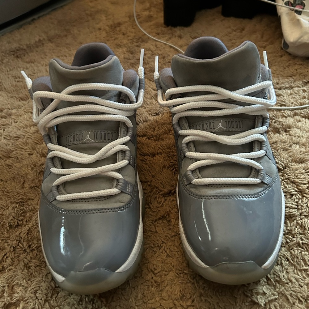 Jordan 11 Cool Grey Low 7.5/10 condition not much yellowing 2018 release